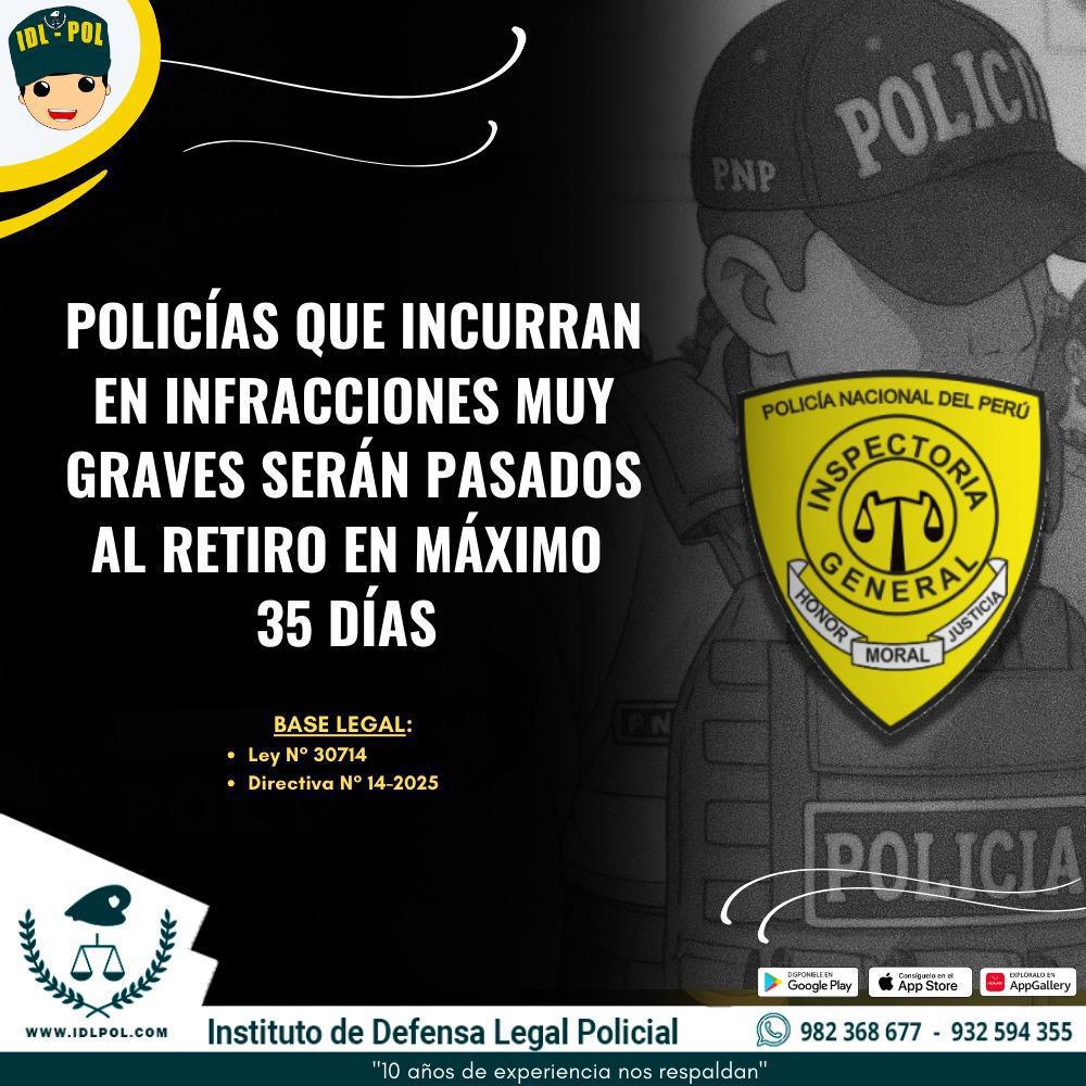 Policías con faltas graves podrían ser retirados en tiempo récord