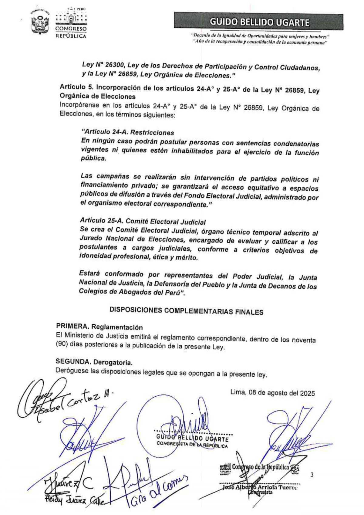 Proponen elección popular de jueces del Poder Judicial