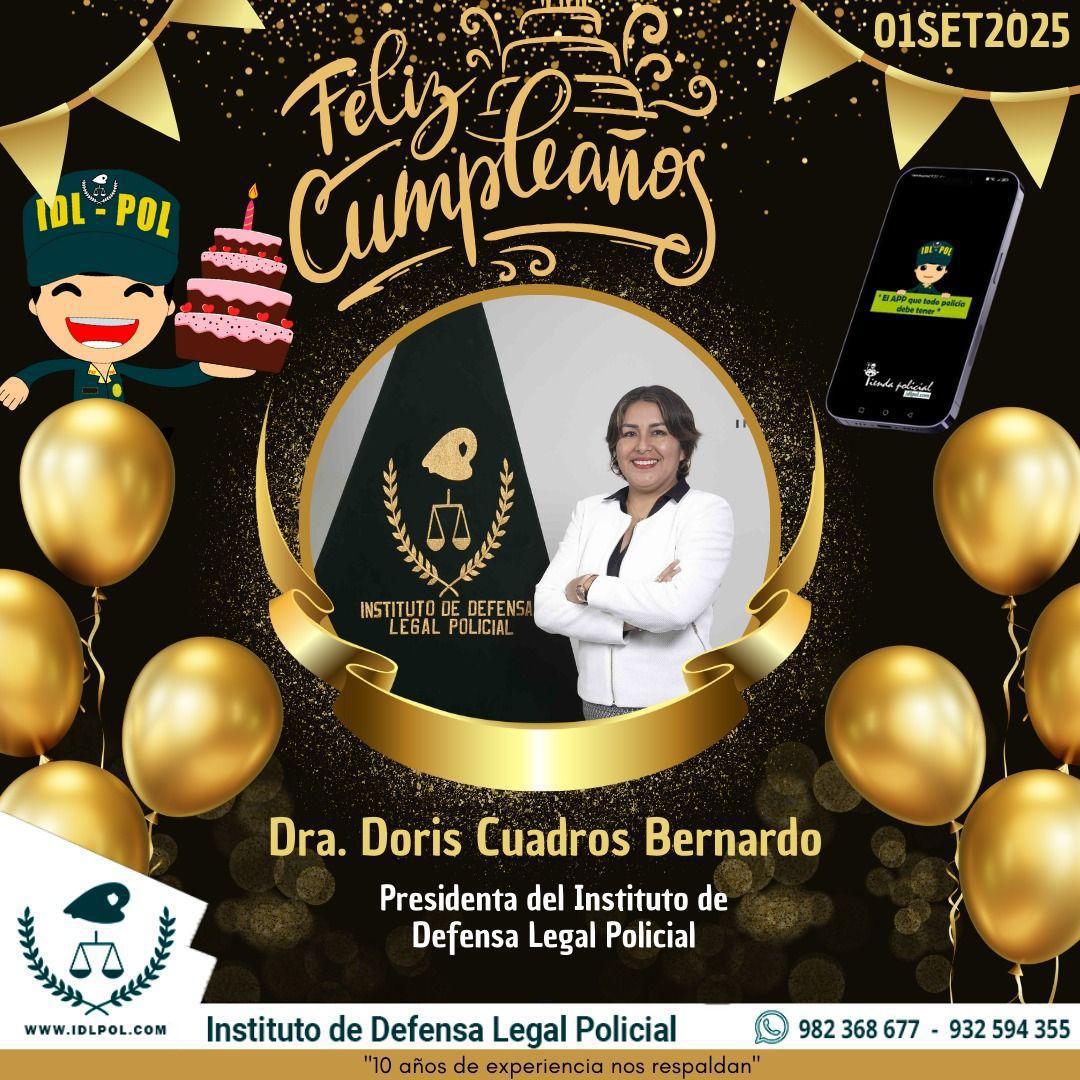 ✨¡Feliz cumpleaños a nuestra presidenta del IDL-POL ✨¡Feliz cumpleaños a nuestra presidenta del IDL-POL