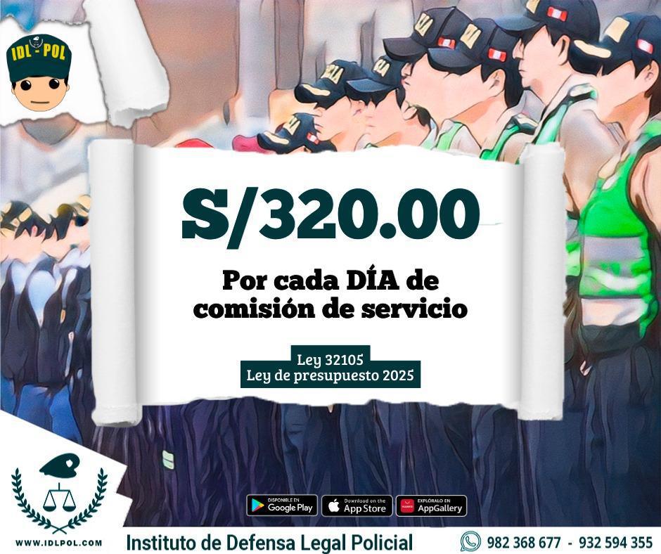 Admiten demanda por pago íntegro de S/ 320 en comisión de servicio