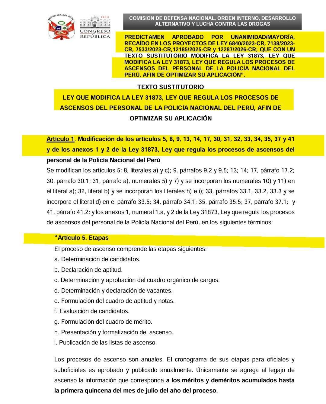 Sanciones PNP podrían dejar de ser un obstáculo permanente en los ascensos Sanciones PNP podrían dejar de ser un obstáculo permanente en los ascensos