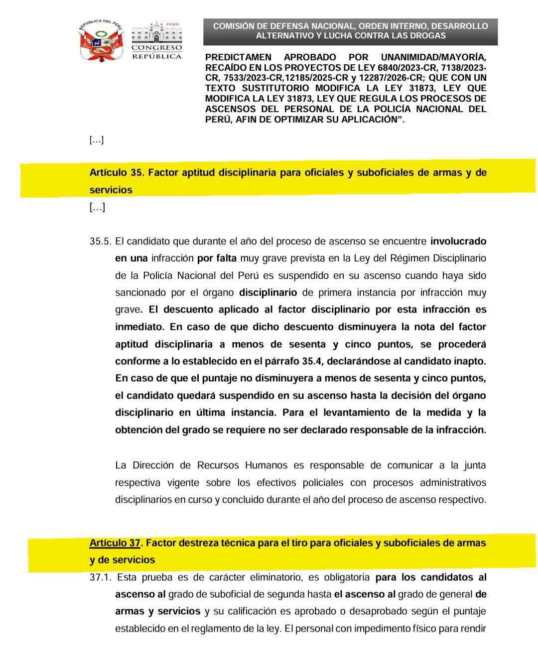 Sanciones PNP podrían dejar de ser un obstáculo permanente en los ascensos Sanciones PNP podrían dejar de ser un obstáculo permanente en los ascensos