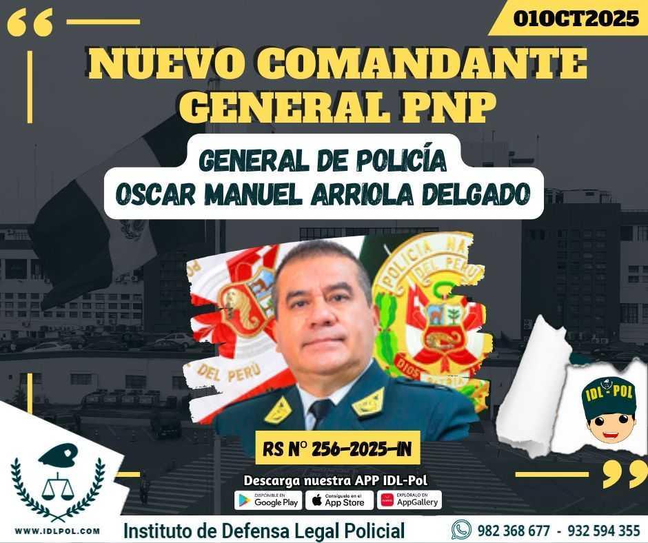 Cambios en la PNP : Tres altos mandos renovados, demás cargos se mantienen