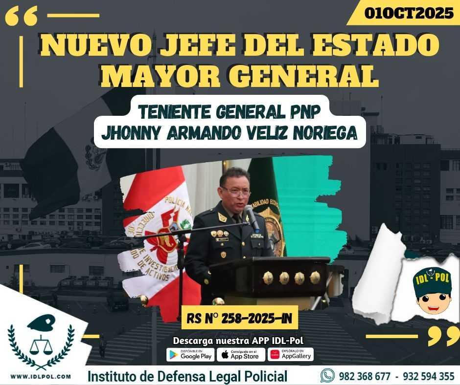 Cambios en la PNP : Tres altos mandos renovados, demás cargos se mantienen