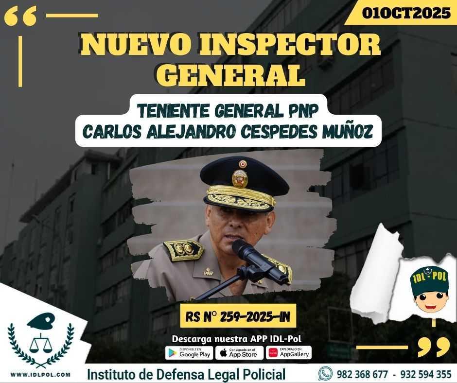 Cambios en la PNP : Tres altos mandos renovados, demás cargos se mantienen