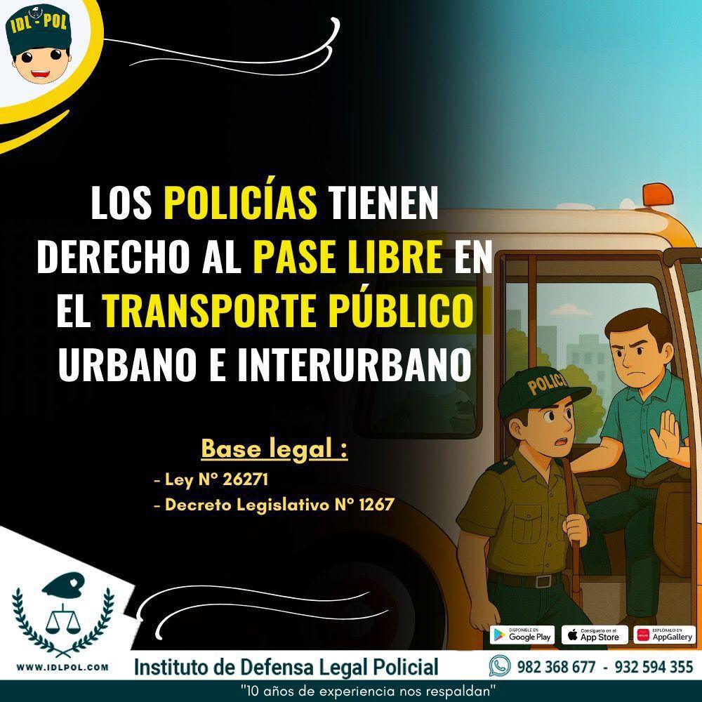 Policías tienen pase libre en transporte: empresas que incumplan podrían perder su autorización Policías tienen pase libre en transporte: empresas que incumplan podrían perder su autorización