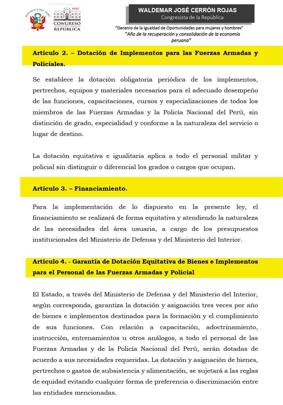 Proponen entregar uniformes tres veces al año a la PNP