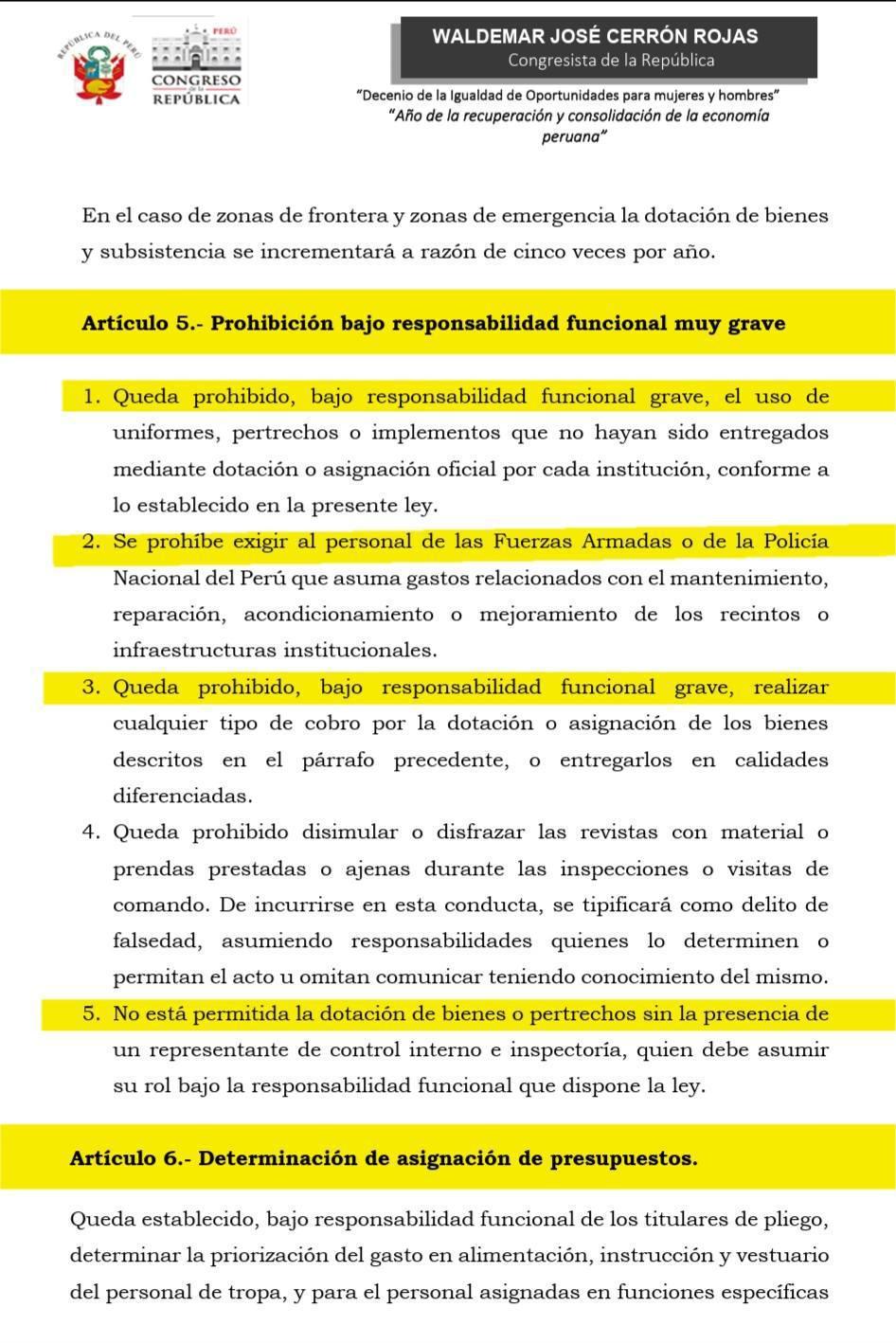 Proponen entregar uniformes tres veces al año a la PNP