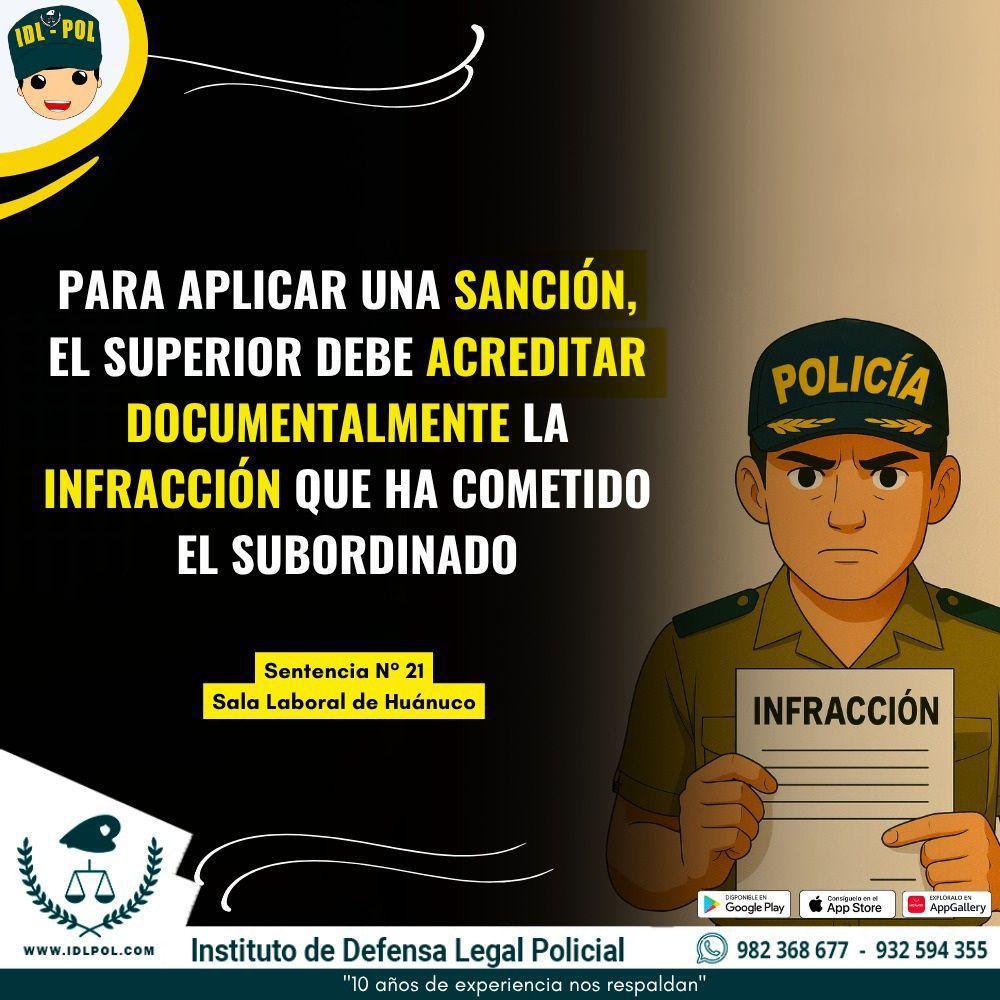 Ningún policía puede ser sancionado sin pruebas documentadas