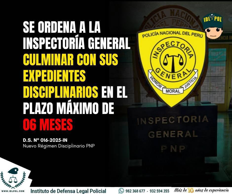 Modifican Reglamento Disciplinario PNP : cambios clave en sanciones Modifican Reglamento Disciplinario PNP : cambios clave en sanciones