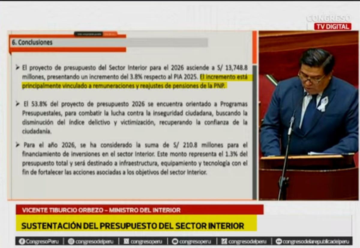Sueldos y pensiones PNP : 4to tramo entra al debate del Presupuesto 2026 Sueldos y pensiones PNP : 4to tramo entra al debate del Presupuesto 2026