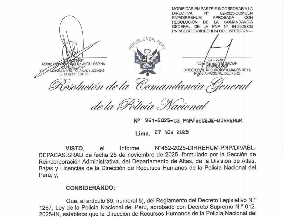 Modifican directiva sobre tatuajes en la PNP : ¿podrías ser APTO si ya estás borrándote el tatuaje?