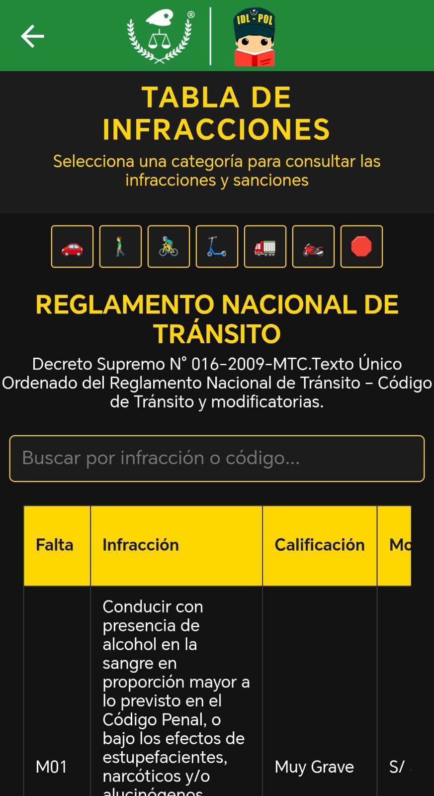 Actualizamos la Tabla de Infracciones 2026 para PNP Tránsito Actualizamos la Tabla de Infracciones 2026 para PNP Tránsito