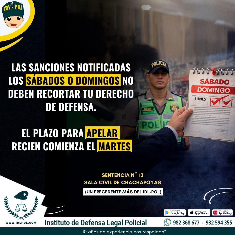 ¿Te notificaron una sanción sábado o domingo? Tu plazo para apelar inicia el martes ¿Te notificaron una sanción sábado o domingo? Tu plazo para apelar inicia el martes