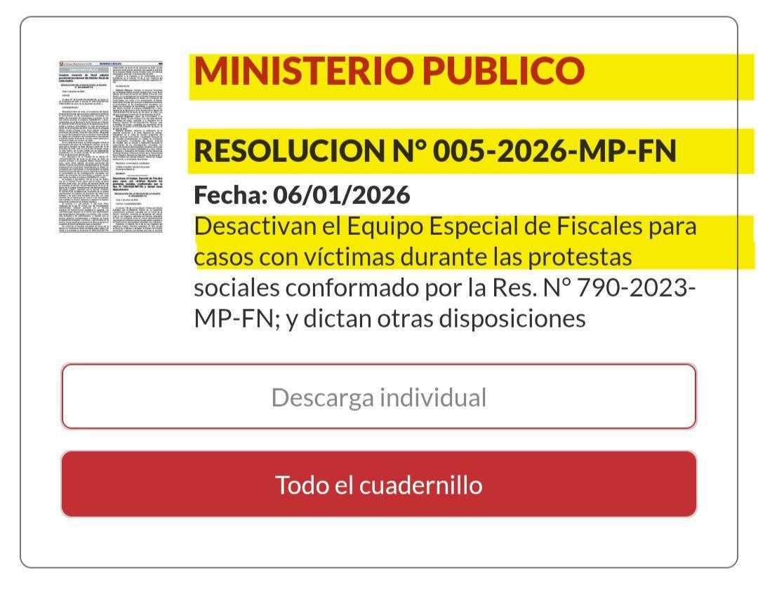 Desactivan equipo especial de fiscales que procesaba a policías y militares👏