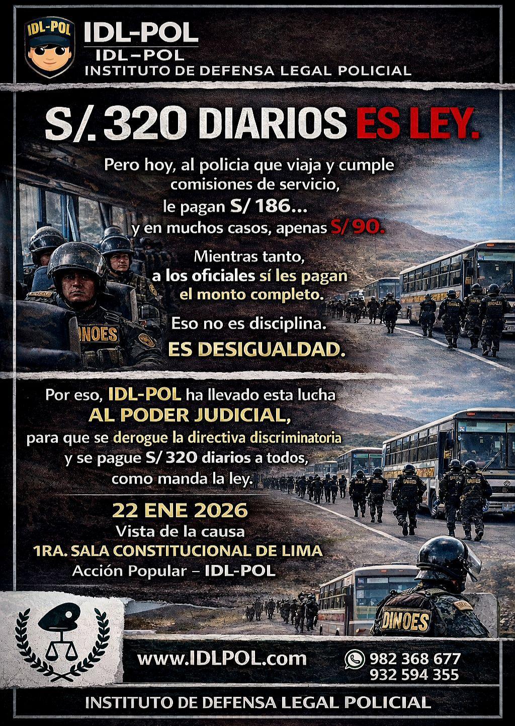 ¿Desigualdad en viáticos PNP? Según tu grado, ¿te pagan menos? ¿Desigualdad en viáticos PNP? Según tu grado, ¿te pagan menos?