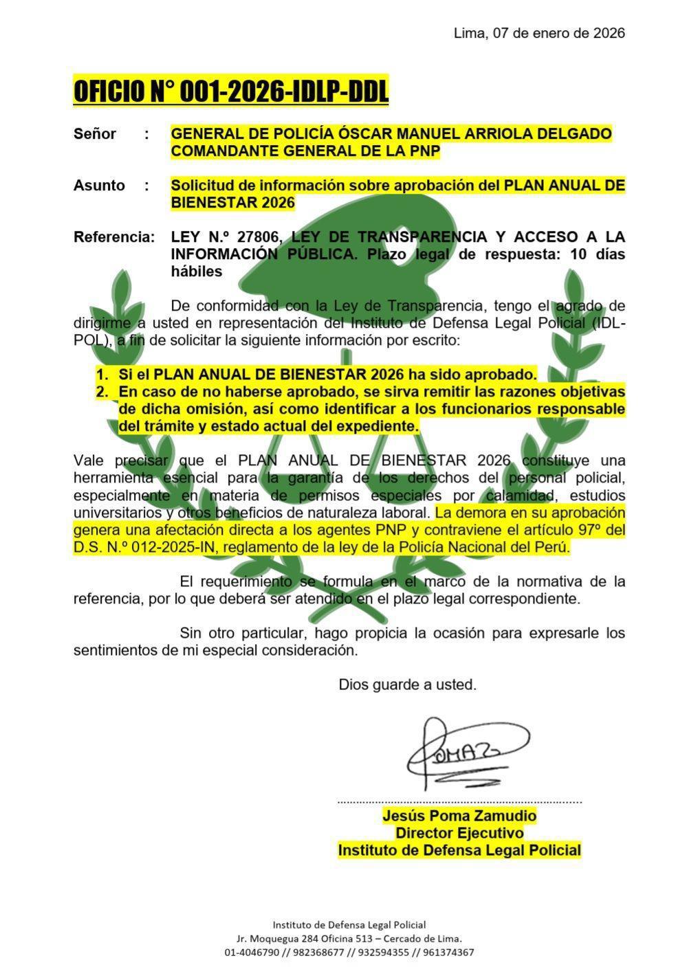 ¿Por qué aún no se aprueba el Plan Anual de Bienestar PNP 2026? ¿Por qué aún no se aprueba el Plan Anual de Bienestar PNP 2026?