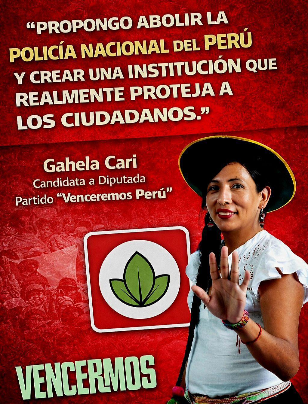 ⛔️Candidata a diputada propone eliminar la PNP ⛔️Candidata a diputada propone eliminar la PNP