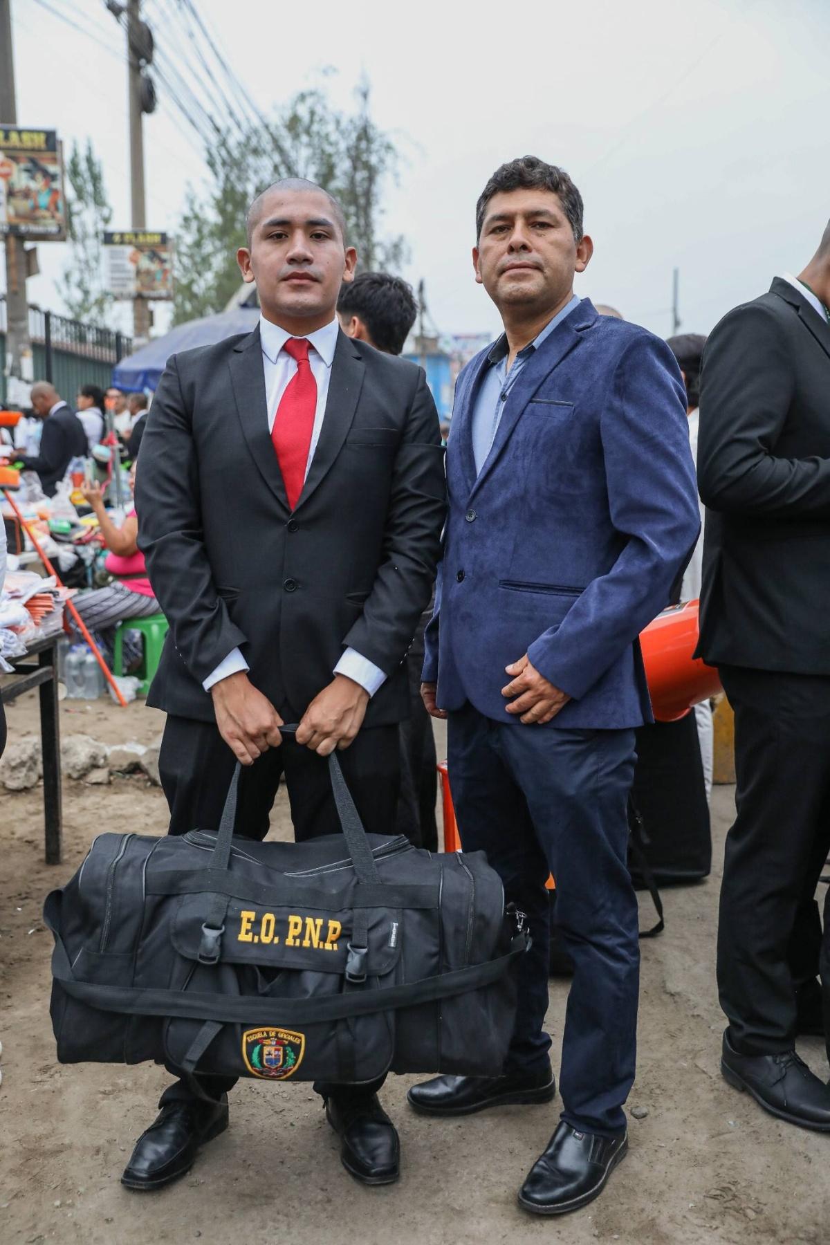 Internamiento de nuevos cadetes PNP: 504 jóvenes inician el camino