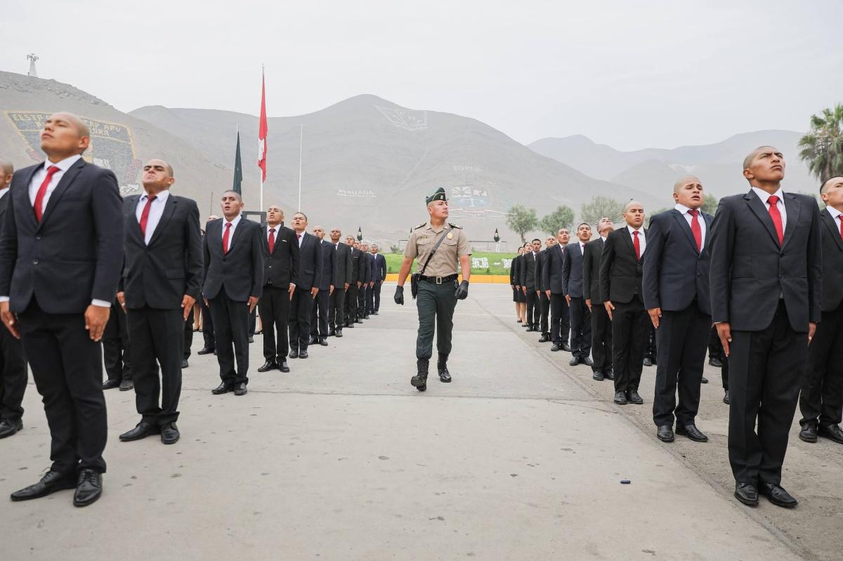 Internamiento de nuevos cadetes PNP: 504 jóvenes inician el camino
