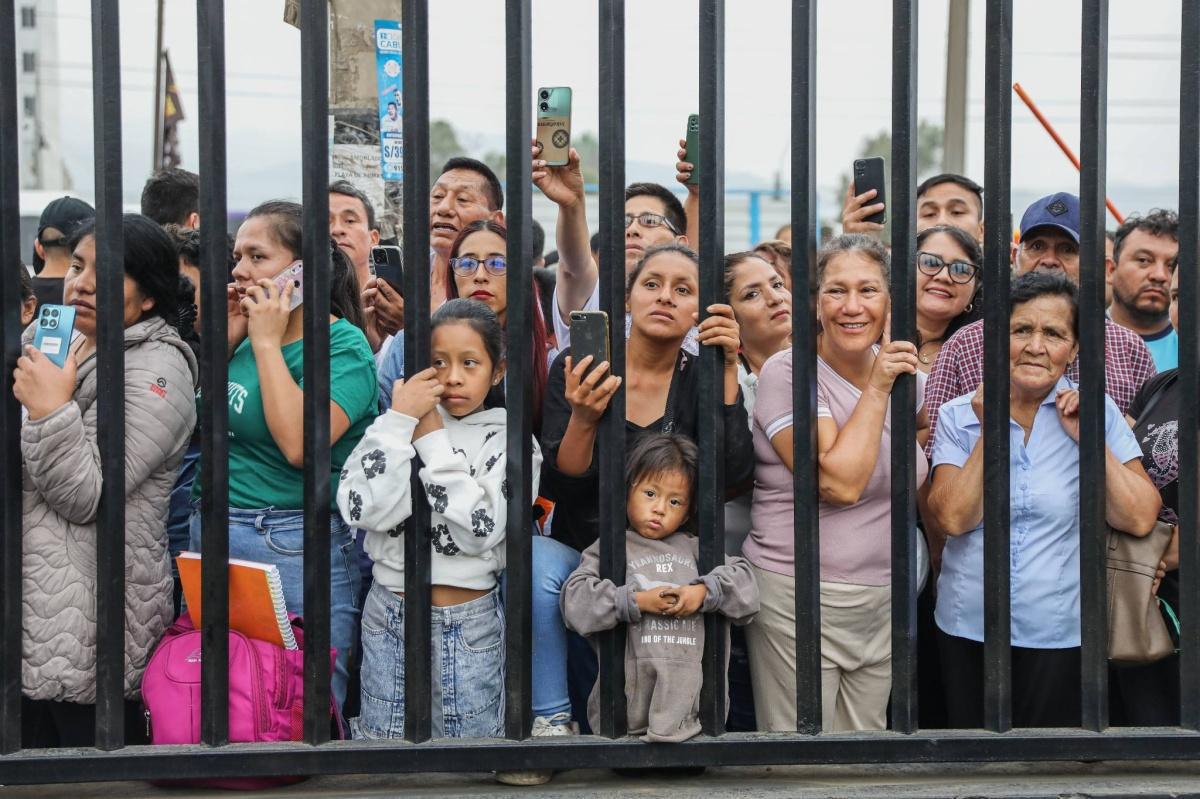 Internamiento de nuevos cadetes PNP: 504 jóvenes inician el camino
