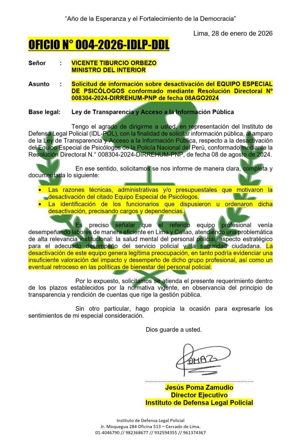 ¿Por qué eliminaron el apoyo psicológico del policía en Lima y Callao? Pedimos respuestas