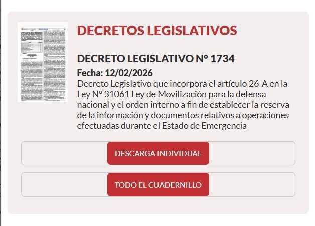 Publican norma que formaliza límites al acceso a información sobre operativos en estado de emergencia Publican norma que formaliza límites al acceso a información sobre operativos en estado de emergencia