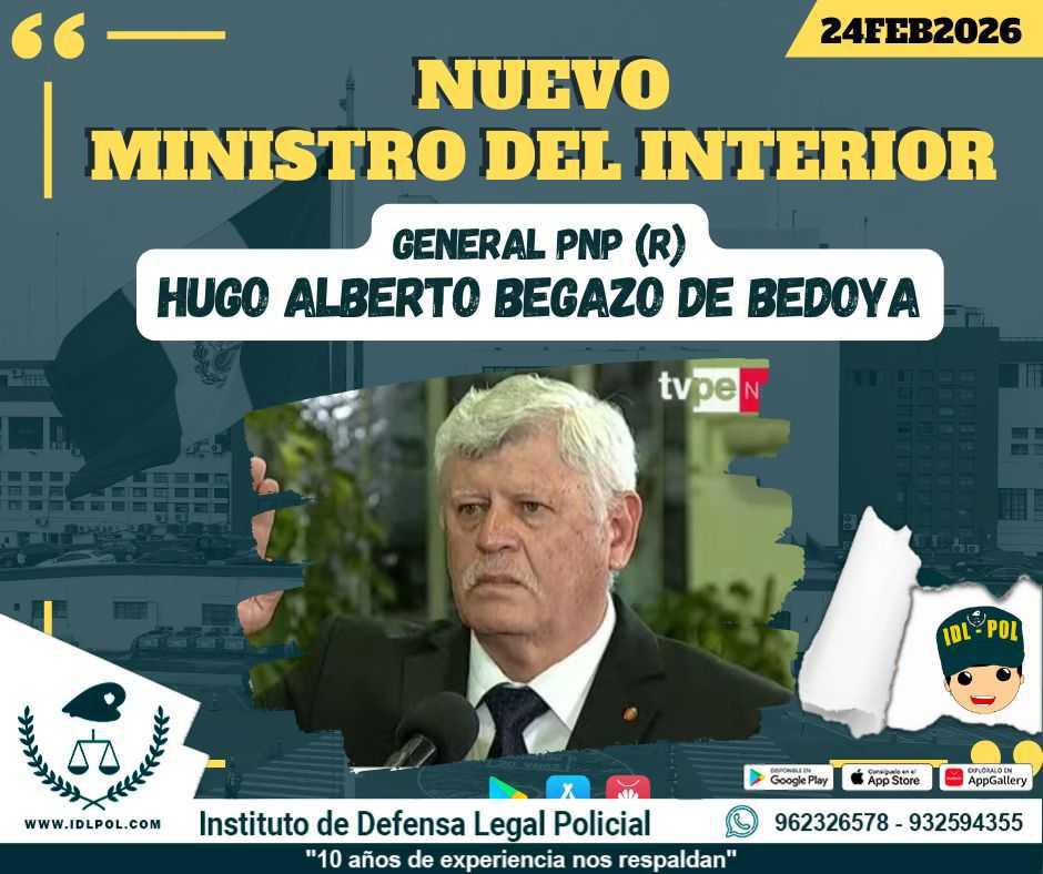 Tenemos nuevo Ministro del Interior Tenemos nuevo Ministro del Interior