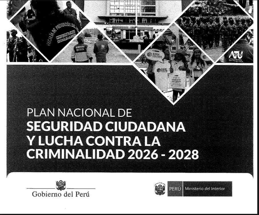 [DESCARGA] Plan Nacional de Seguridad Ciudadana 2026-2028