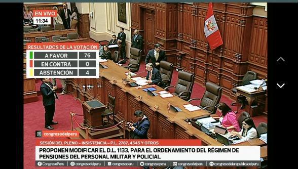 🔥¡LO LOGRAMOS! Congreso aprueba pensiones justas para jóvenes policías y militares egresados desde 2012