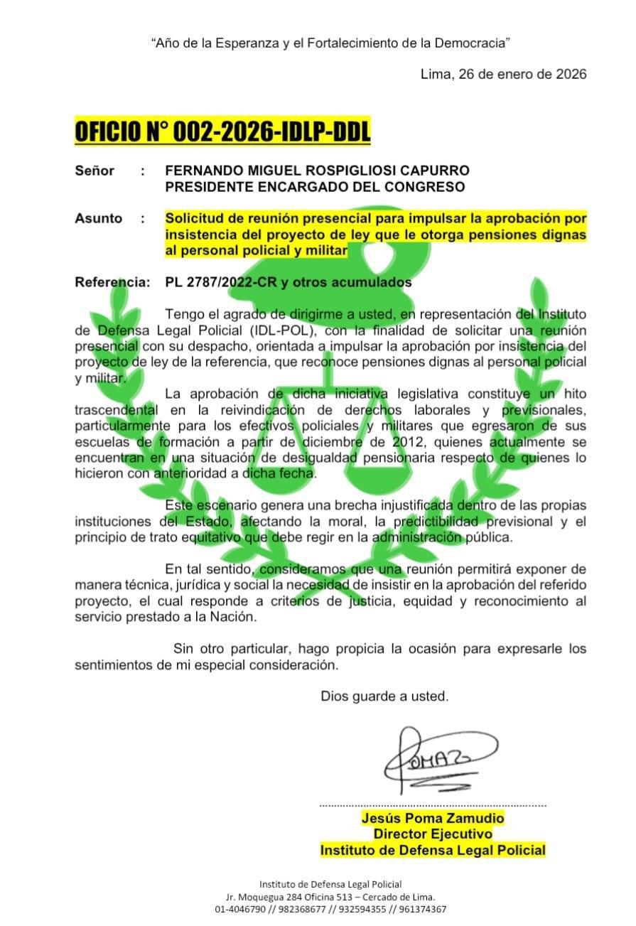 🔥¡LO LOGRAMOS! Congreso aprueba pensiones justas para jóvenes policías y militares egresados desde 2012 🔥¡LO LOGRAMOS! Congreso aprueba pensiones justas para jóvenes policías y militares egresados desde 2012