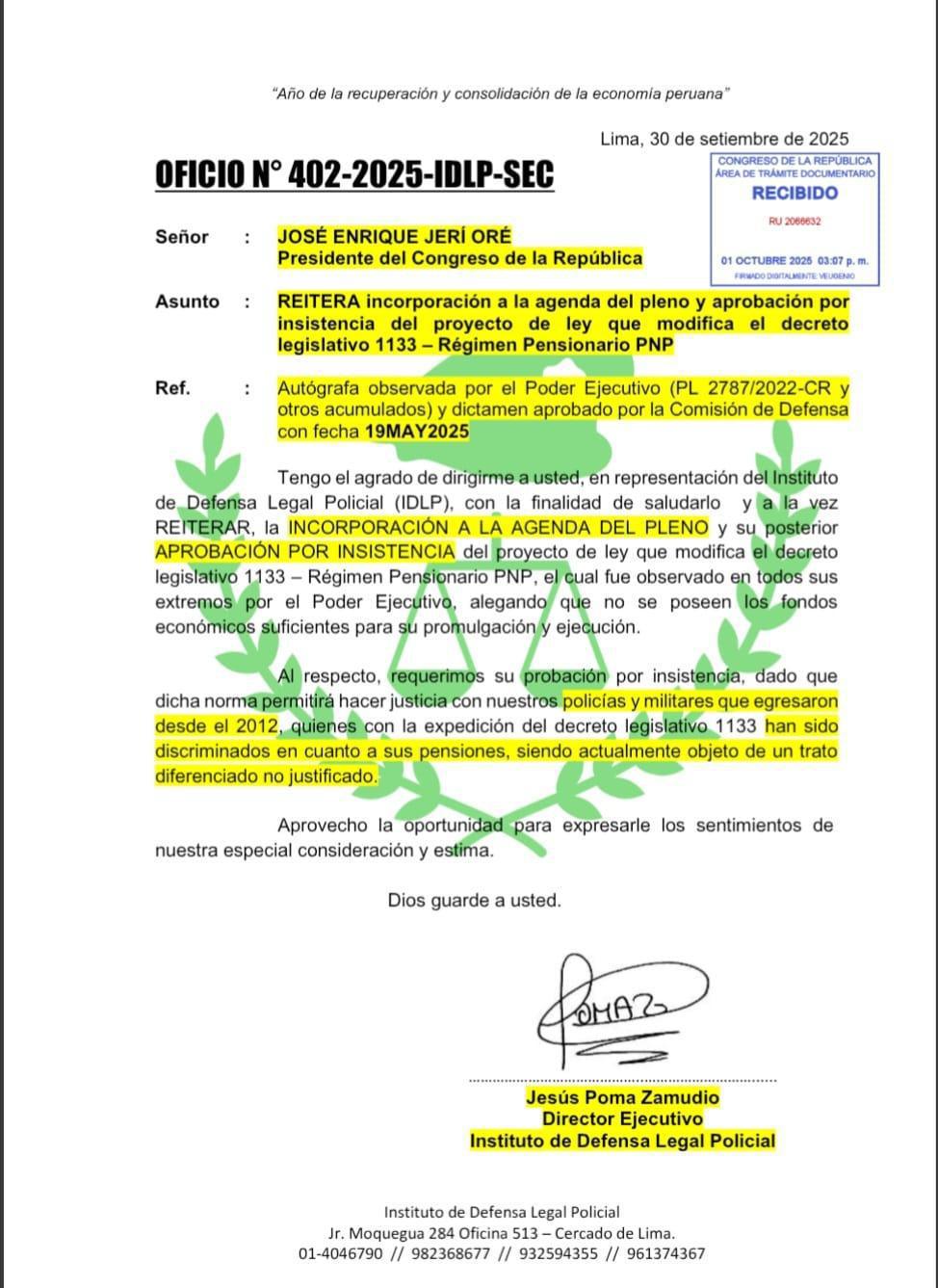 🔥¡LO LOGRAMOS! Congreso aprueba pensiones justas para jóvenes policías y militares egresados desde 2012 🔥¡LO LOGRAMOS! Congreso aprueba pensiones justas para jóvenes policías y militares egresados desde 2012