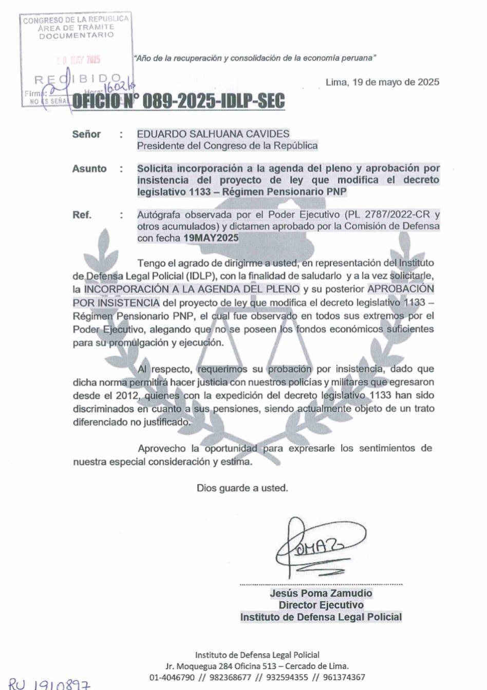 🔥¡LO LOGRAMOS! Congreso aprueba pensiones justas para jóvenes policías y militares egresados desde 2012