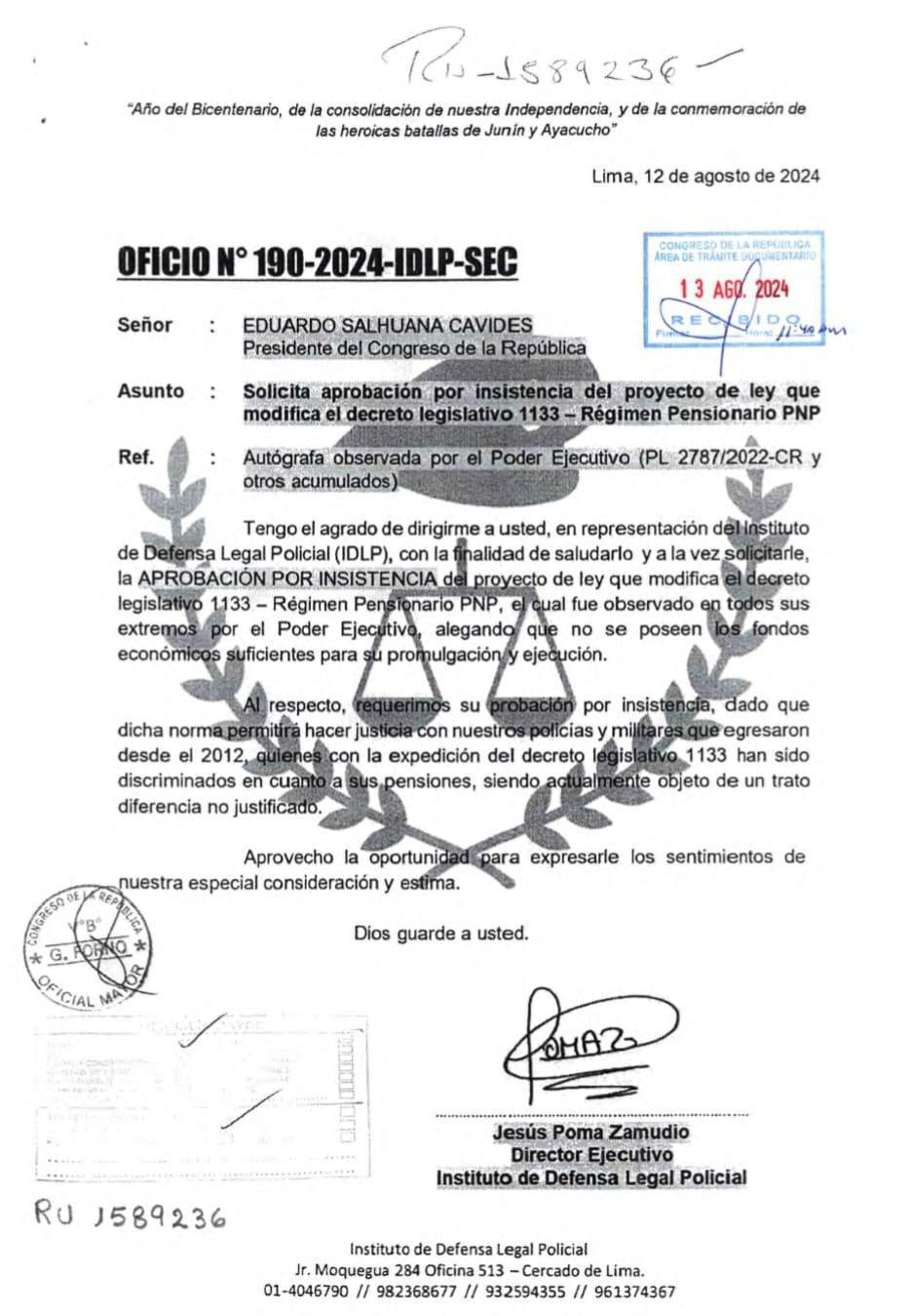 🔥¡LO LOGRAMOS! Congreso aprueba pensiones justas para jóvenes policías y militares egresados desde 2012 🔥¡LO LOGRAMOS! Congreso aprueba pensiones justas para jóvenes policías y militares egresados desde 2012