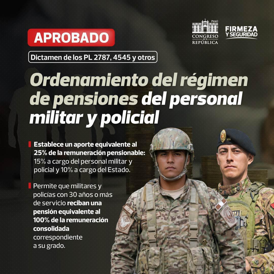 Puntos clave de la nueva ley de pensiones para policías y militares (D. Leg. 1133)