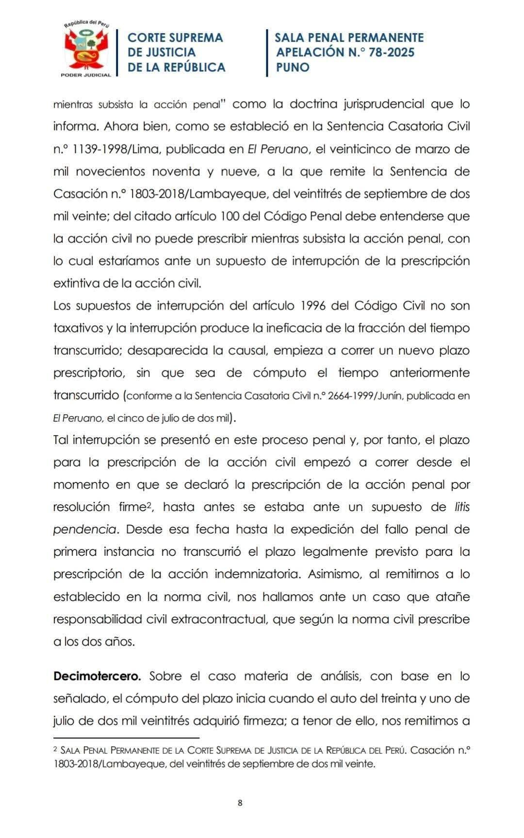¿Sabías que solo tienes 2 años para cobrar tu reparación civil?⏳⚖️ ¿Sabías que solo tienes 2 años para cobrar tu reparación civil?⏳⚖️