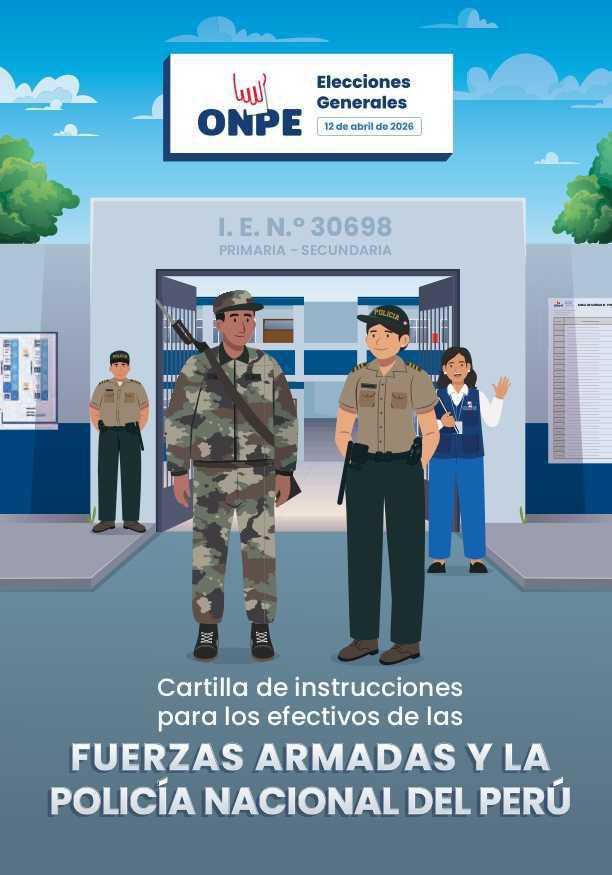 📌Publican cartilla de instrucciones para la PNP y FF.AA. durante las Elecciones 2026 📌Publican cartilla de instrucciones para la PNP y FF.AA. durante las Elecciones 2026