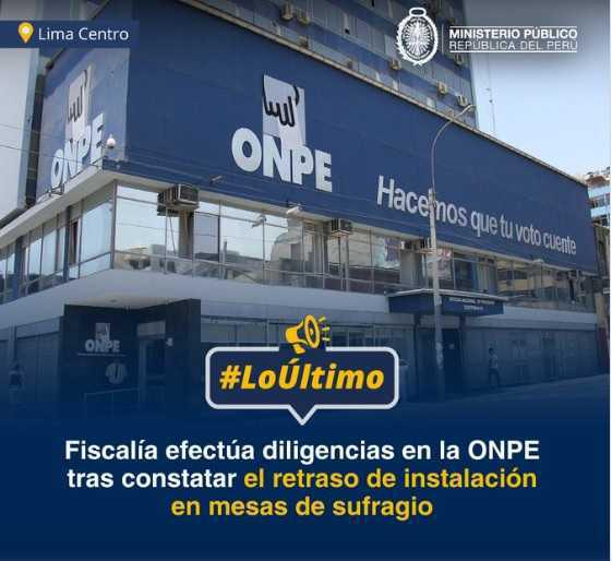 Policía contra la Corrupción ingresa a la ONPE Policía contra la Corrupción ingresa a la ONPE