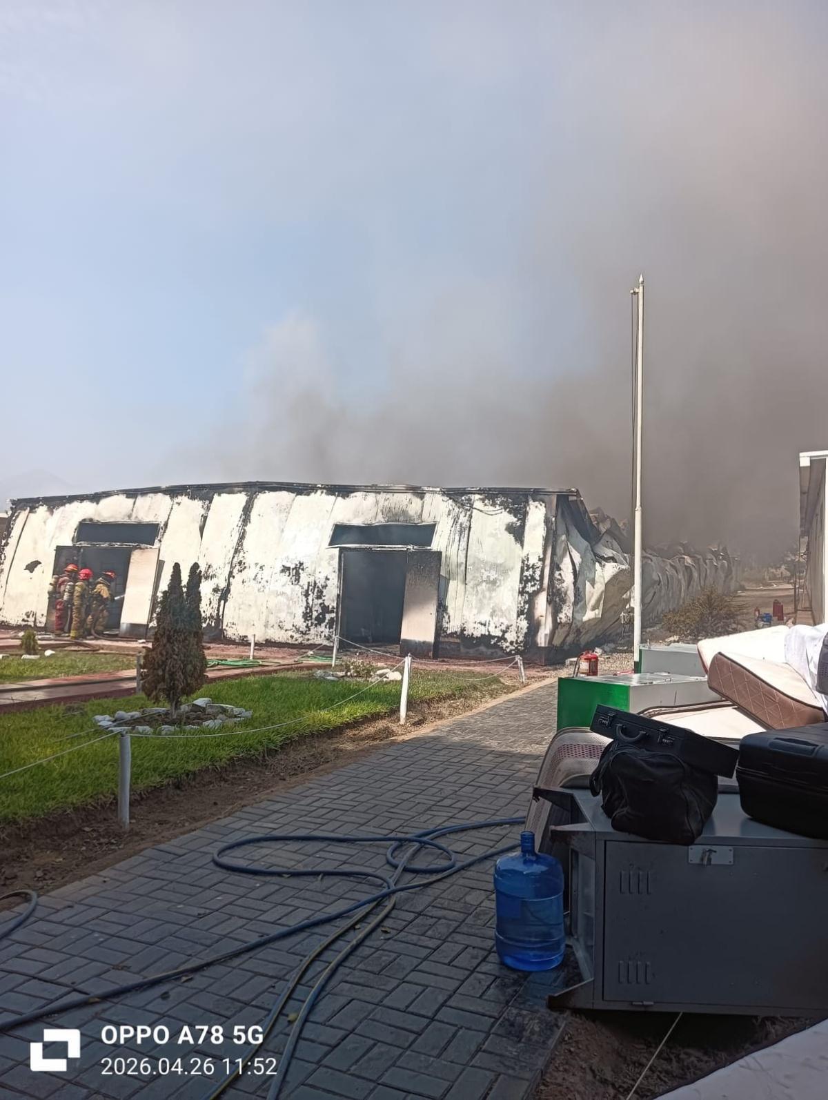 Reportan incendio en la Escuela PNP