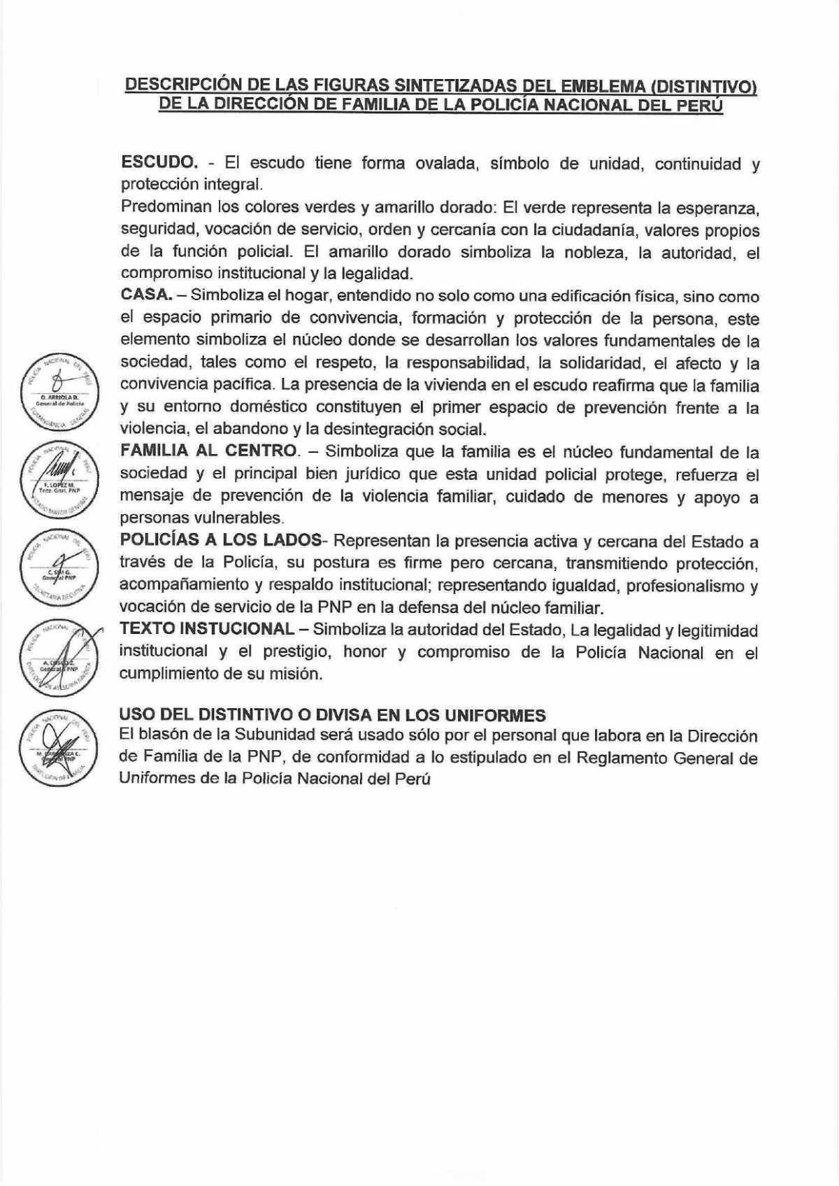 Aprueban nuevo emblema de la Dirección de Familia de la PNP Aprueban nuevo emblema de la Dirección de Familia de la PNP