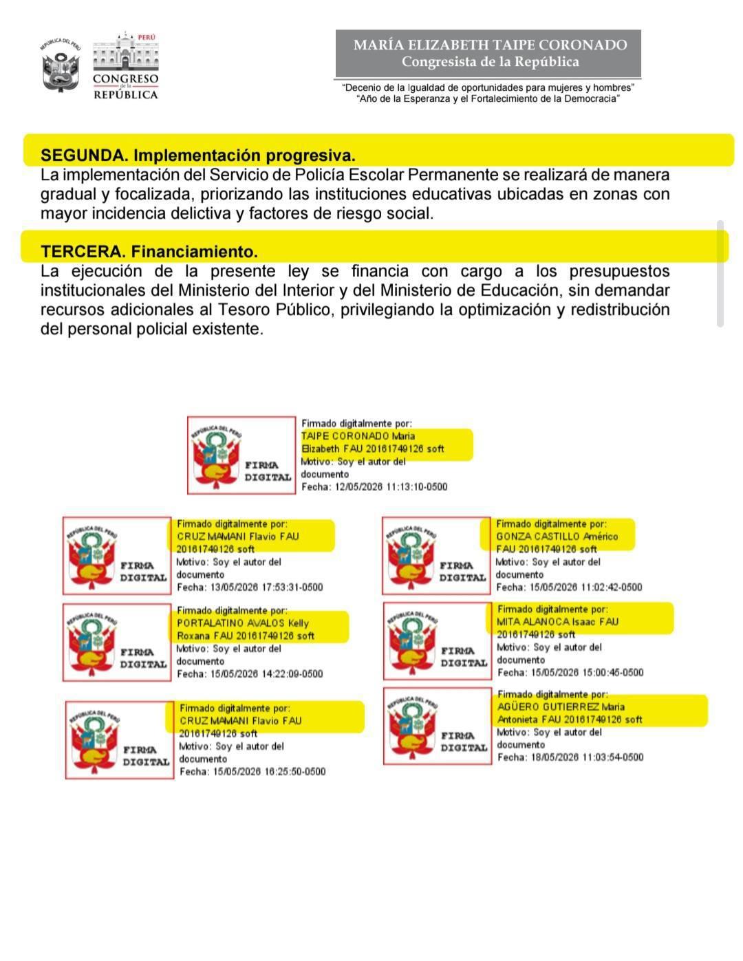 Proponen asignar policías de manera permanente en colegios públicos y privados del país Proponen asignar policías de manera permanente en colegios públicos y privados del país