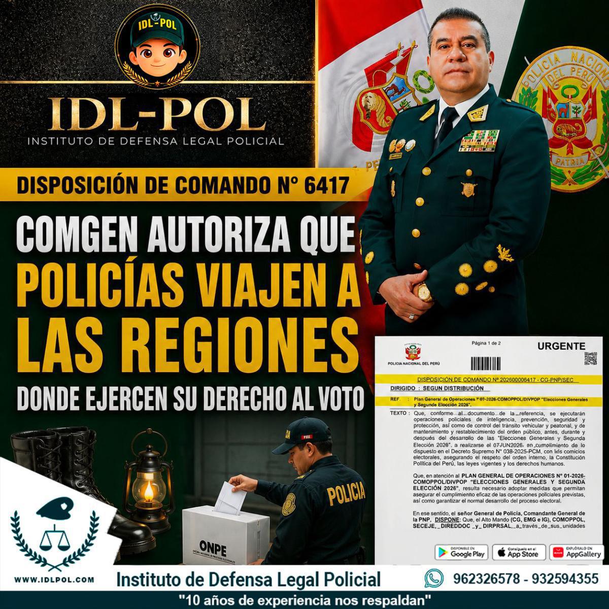 COMGEN autoriza viaje de policías para ejercer su derecho al voto en las Elecciones 2026 COMGEN autoriza viaje de policías para ejercer su derecho al voto en las Elecciones 2026