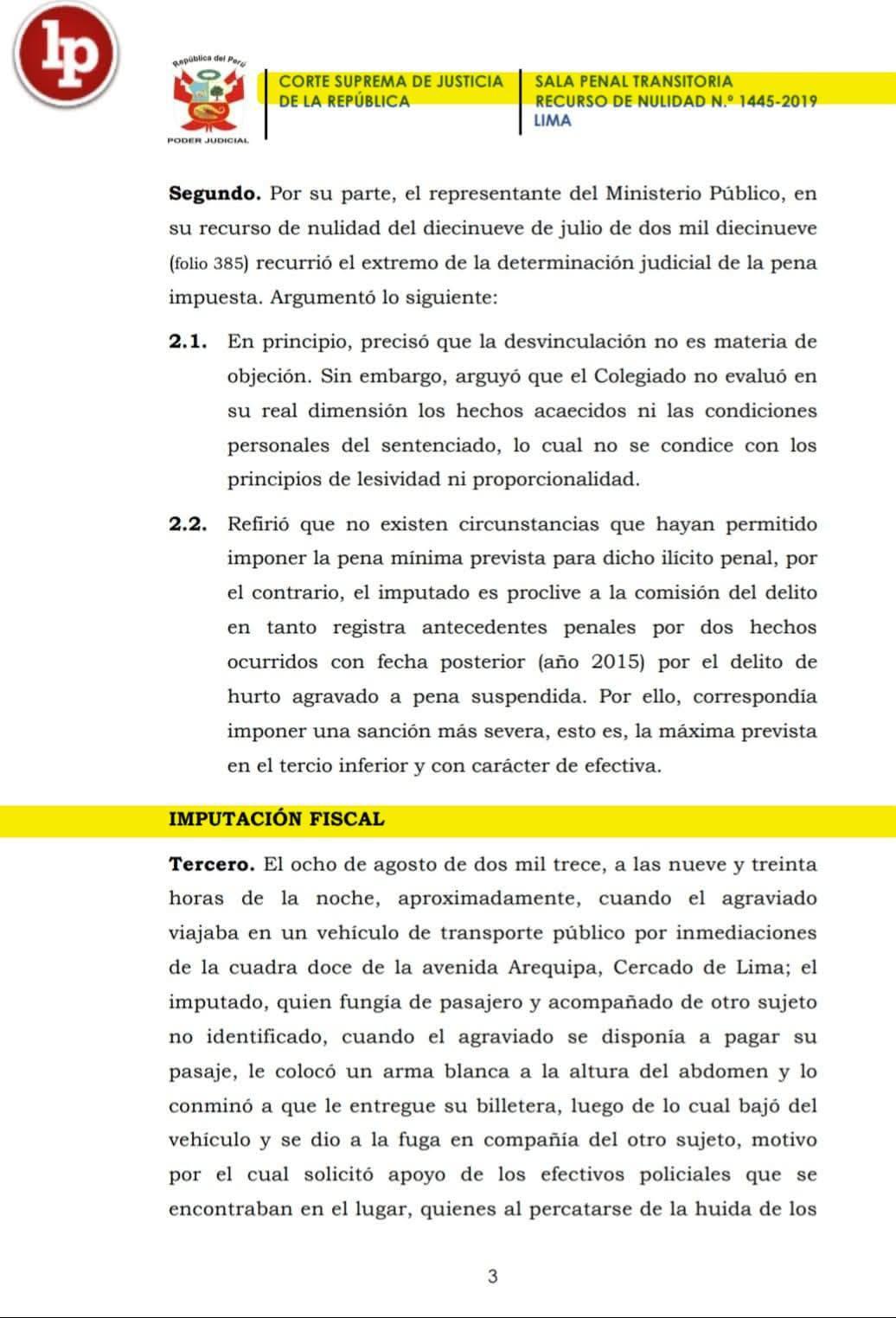 👮♂️Declaración policial no bastó: Suprema anula condena contra sujeto intervenido tras huida 👮♂️Declaración policial no bastó: Suprema anula condena contra sujeto intervenido tras huida