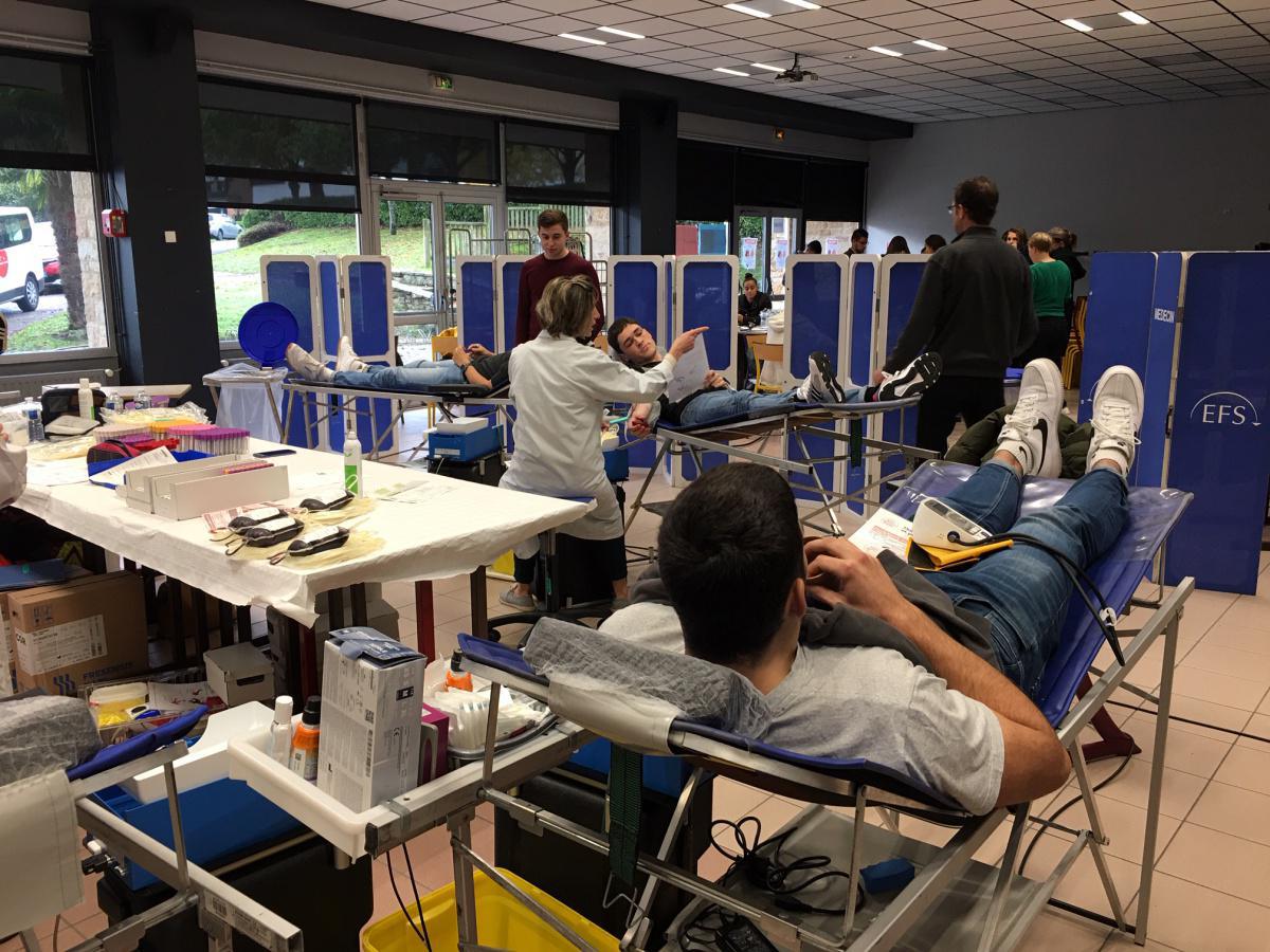 70 donneurs à la collecte de sang organisée par les BTS SAM1