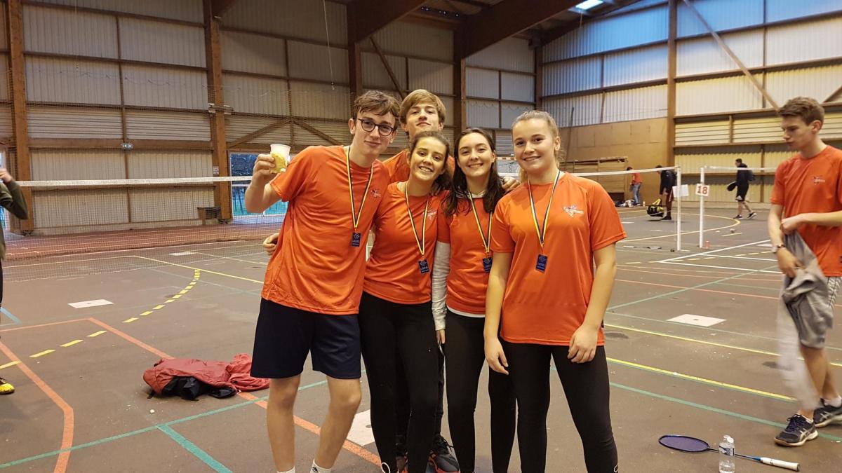 Championnat régional de badminton : les élèves de St Paul encore bien classés !