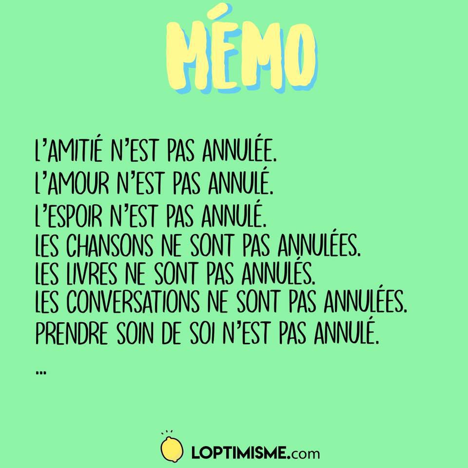 Gardons le moral et la confiance ! Gardons le moral et la confiance !