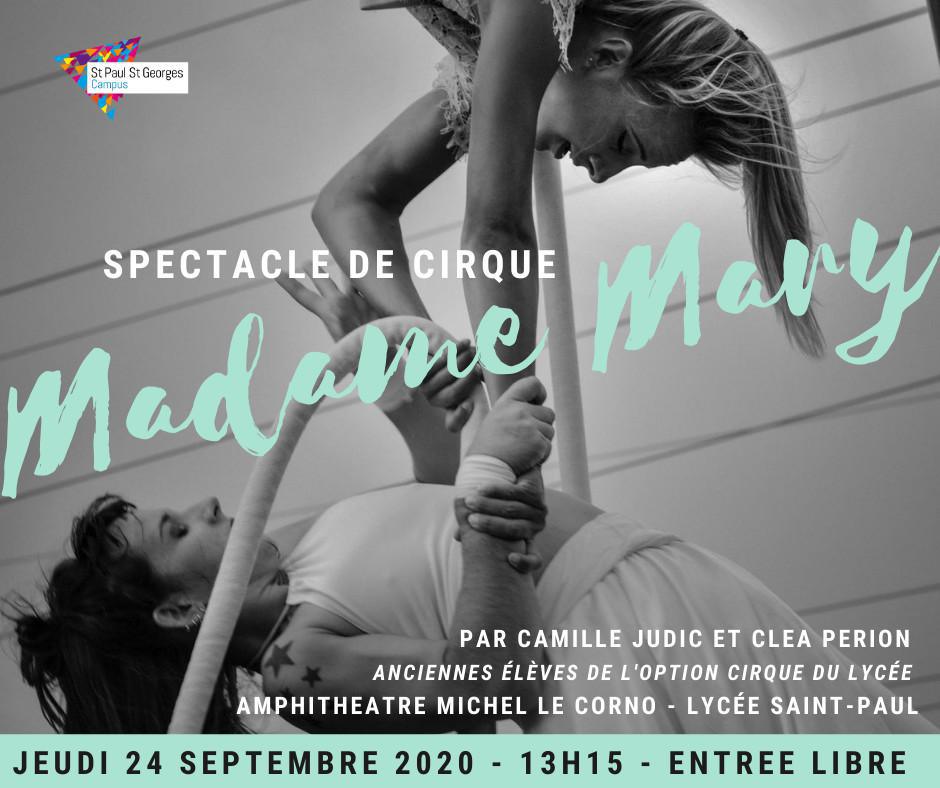 Spectacle de cirque le 24 septembre à l'amphithéâtre !