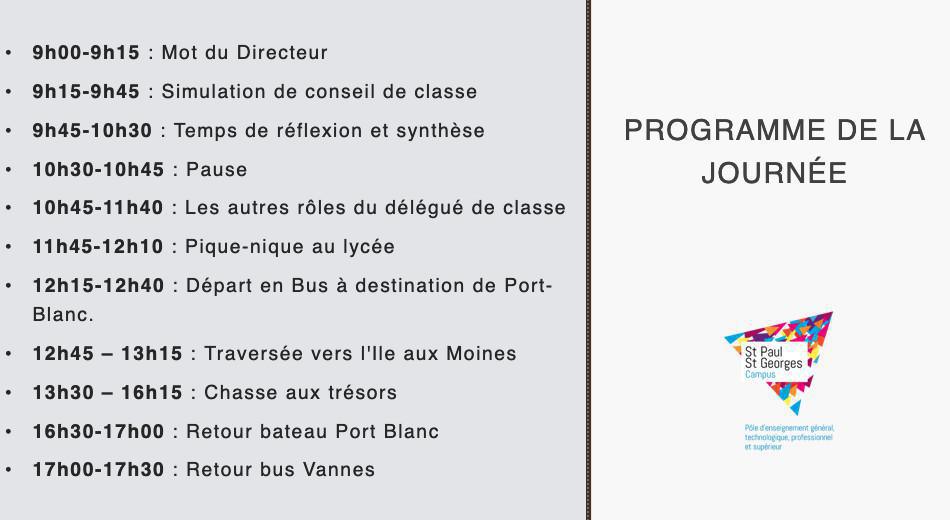 Retour sur la journée de formation des délégués de classes Retour sur la journée de formation des délégués de classes