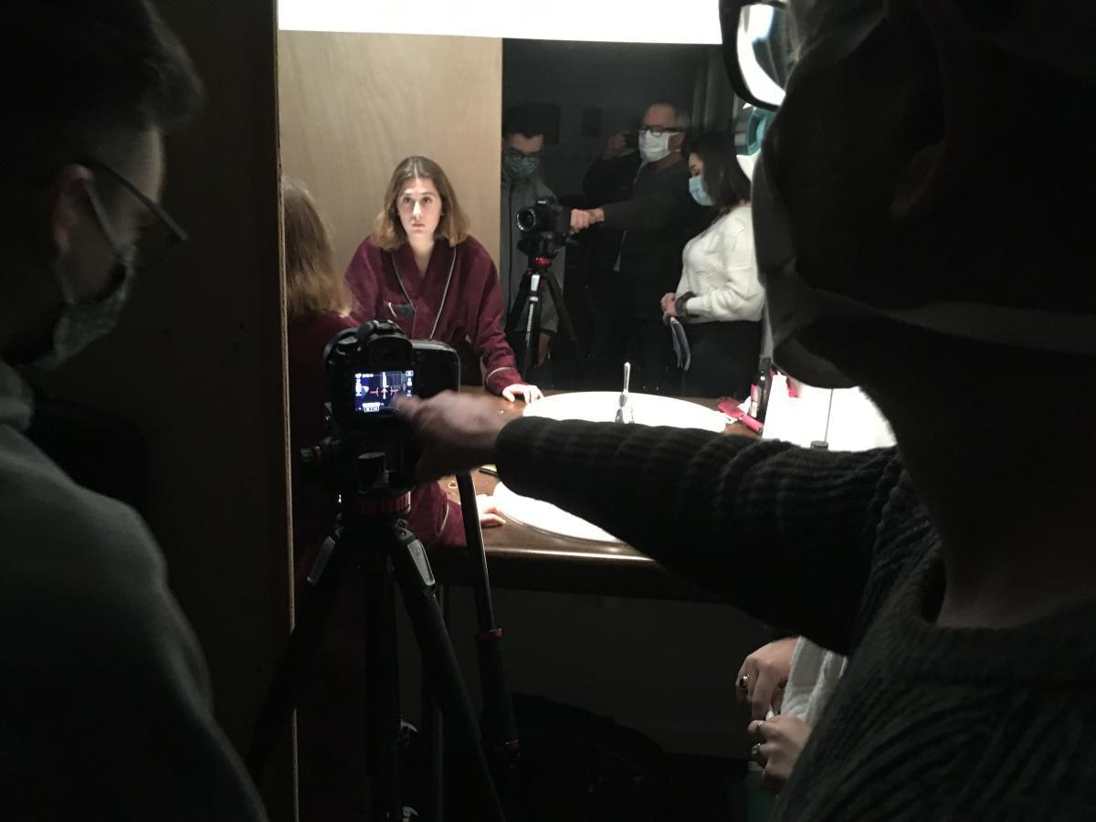Tournage pour les élèves de Spé Cinéma-audiovisuel Tournage pour les élèves de Spé Cinéma-audiovisuel