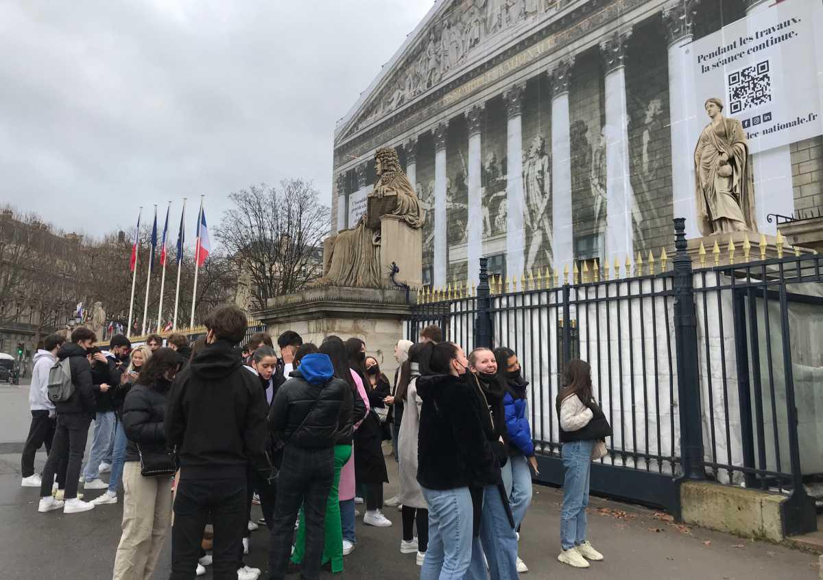 [VOYAGE SCOLAIRE] La visite de l'Assemblée nationale en conclusion du séjour des STMG